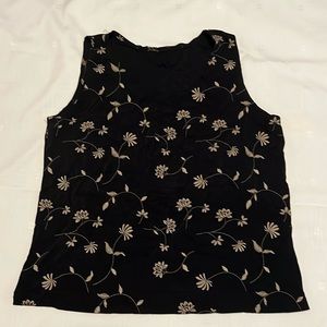 Beautiful embroidered tank top